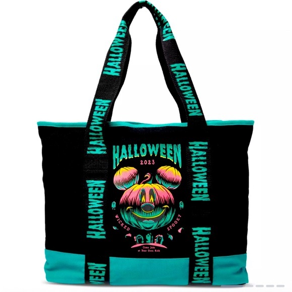 Mickey Mouse Halloween Glow-in-the-Dark Tote Bag - Picture 1 of 5